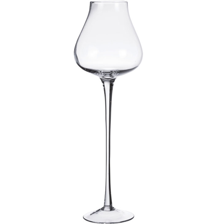 VASO VETRO CALICE TRASPARENTE D27H85CM CLINT