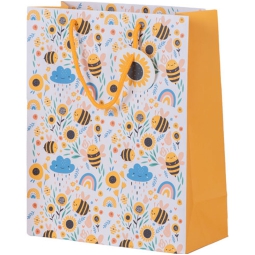 SHOPPER 18X10X23CM DECORO FLOREALE FUNNY