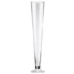 VASO A FLUTE VETRO TRASPARENTE D14H70CM
