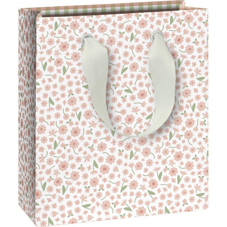 SHOPPER CARTA 18X8H21CM  ROSA