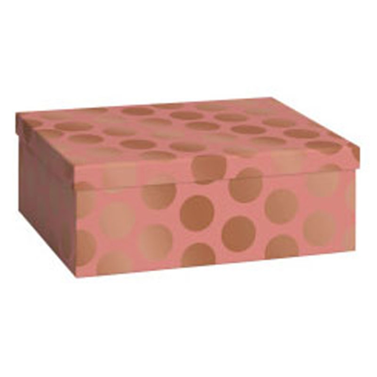 SCATOLA 24X33X12CM ROSA SCURO POIS