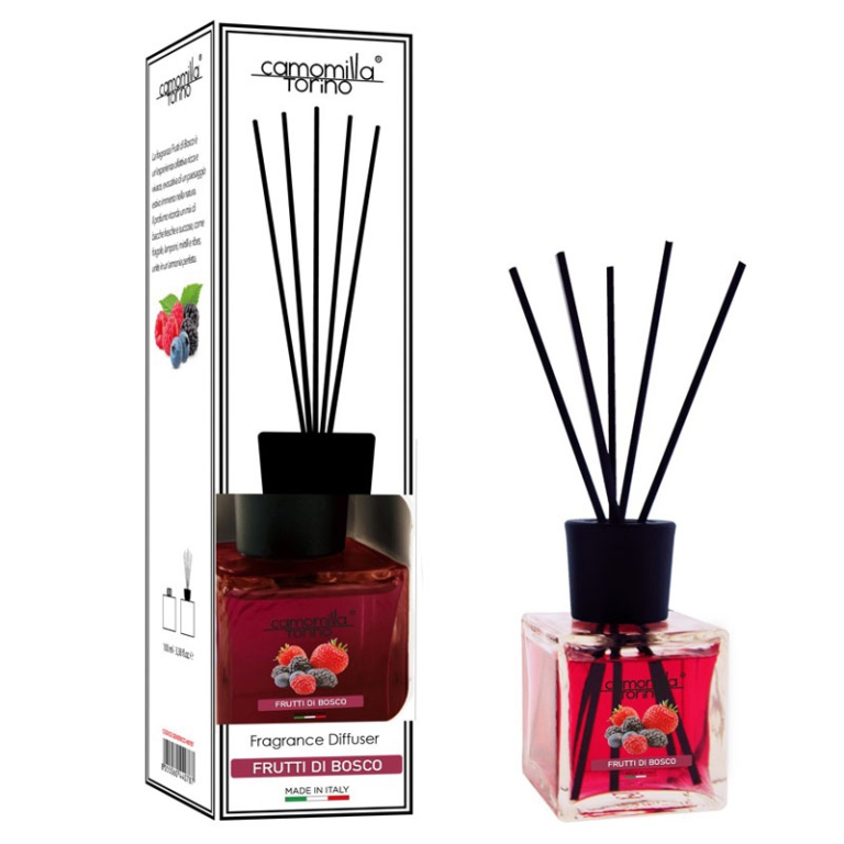DIFFUSORE 200ML CUBO FRUTTI DI BOSCO