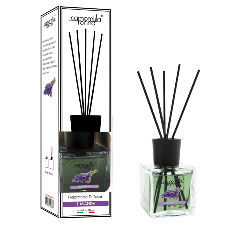 DIFFUSORE 200ML CUBO LAVANDA