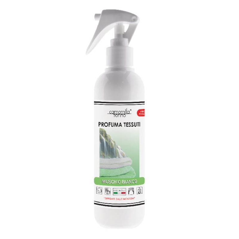 PROFUMO TESSUTI 250ML    SPRAY MUSCHIO BIANCO