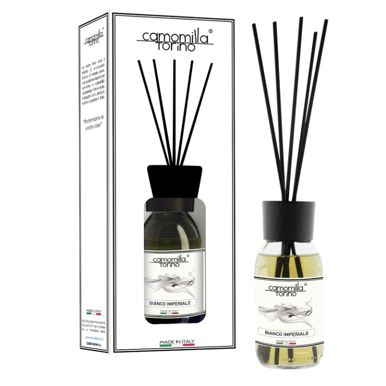DIFFUSORE 125ML BIANCO IMPERIALE SCATOLA BIANCA