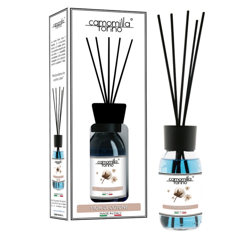DIFFUSORE 125ML FIOR DI  COTONE SCATOLA BIANCA