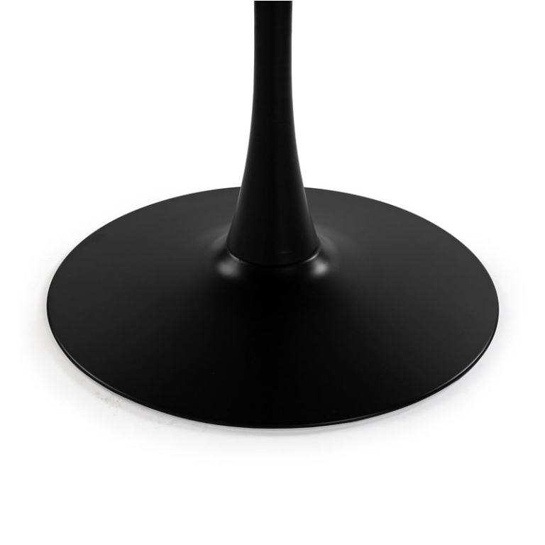 TAVOLO NATURALE 120 CM   BASE NERA 120X120H73CM 3
