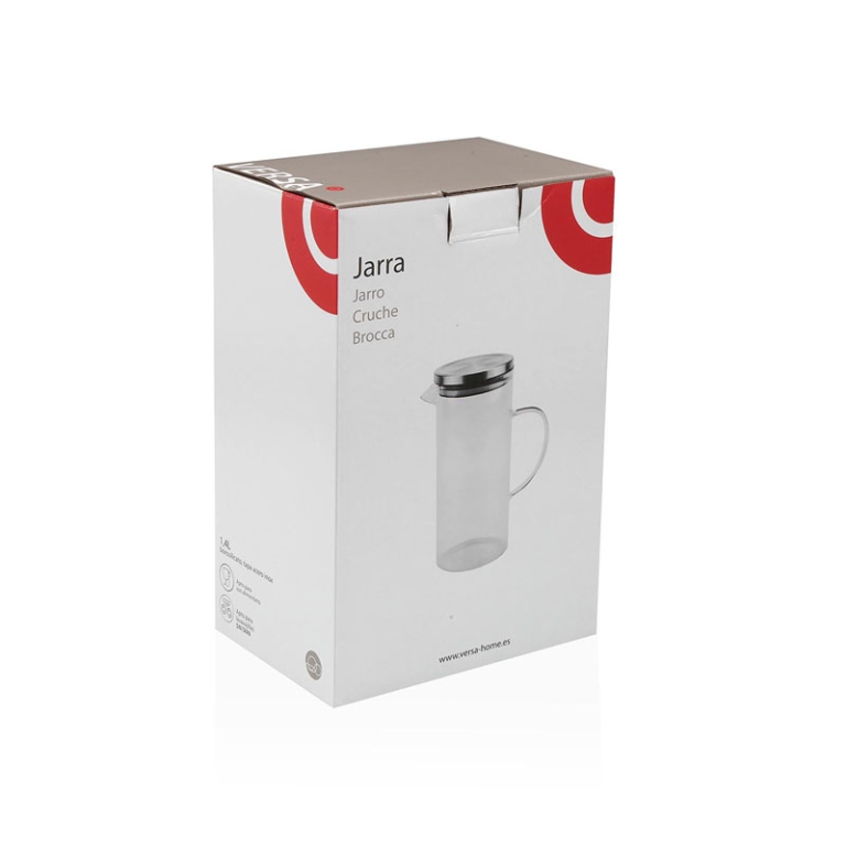 CARAFFA BOROSILICATO     1400ML 15X10H22CM 3
