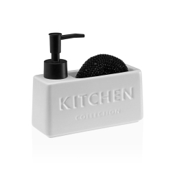 DISPENSER SAPONE KITCHEN BIANCO 18X6H8CM