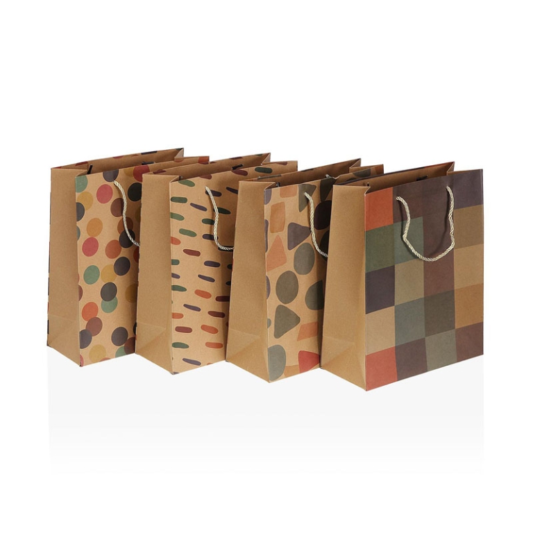 BORSA MEDIA ASSORTITA    GEOMETRICA 12X26H32CM