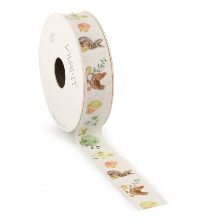 NASTRO TESSUTO PASQUA    25MMX10MT