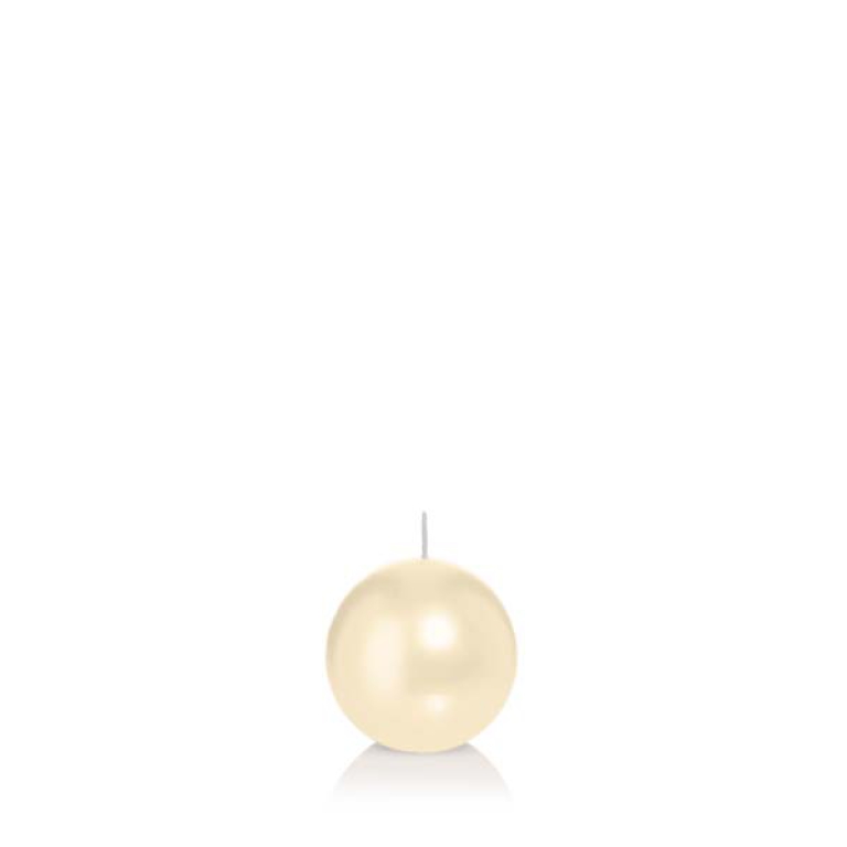CANDELA SFERA D4,5CM AVORIO 12PZ