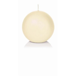 CANDELA SFERA D7CM BIANCO CON CELLOPHANE