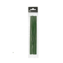 FILO FERRO 40PZ FIORISTI VERDE 08MM H30CM