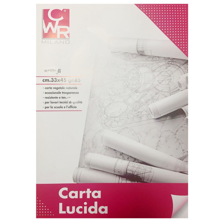 CARTA LUCIDO BLOCCO 33X45 50FG