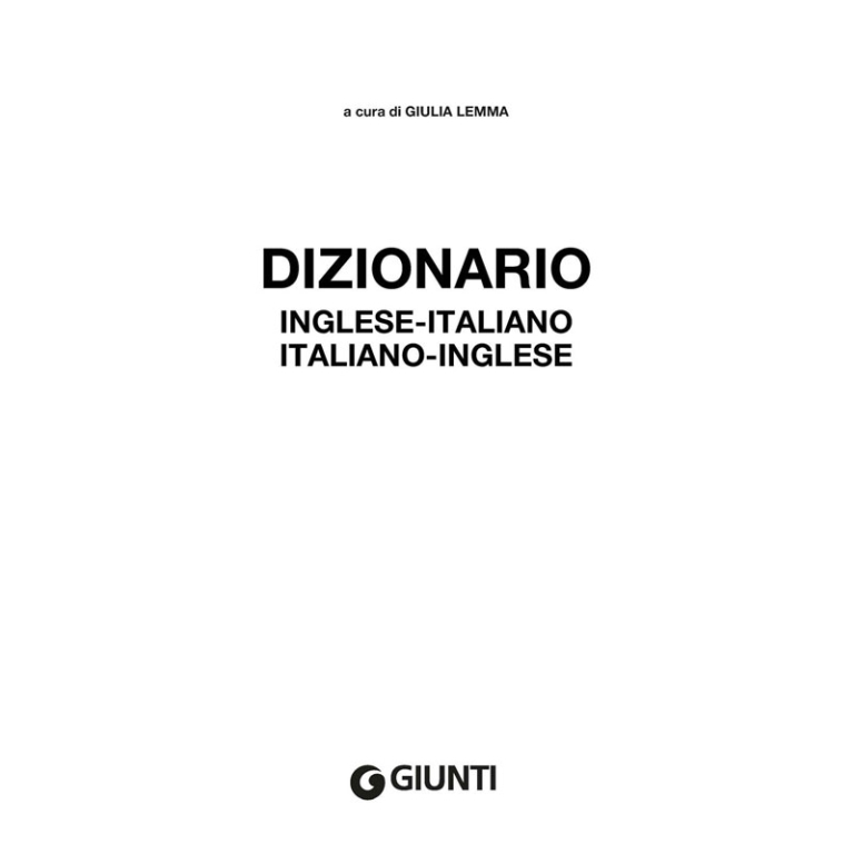 DIZIONARIO INGLESE-ITALIANO 13,5X9CM 5