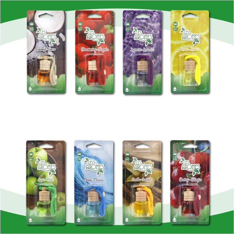 PROFUMATORE LES AROMES   DEO AUTO 6ML BOTTIGLIA