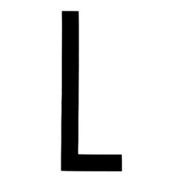 LETTERA TARGA 8CM 