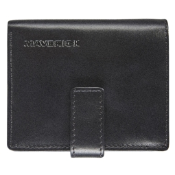 PROTEGGICARTE COMPATTO RFID ALL BLACK MAVERICK