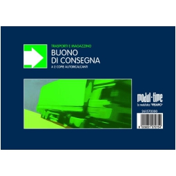 BUONO CONSEGNA 12X17CM   2 COPIE 5PZ