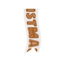 NASTRO TESSUTO 25MMX15MT COLORI 32 NATALE BIANCO
