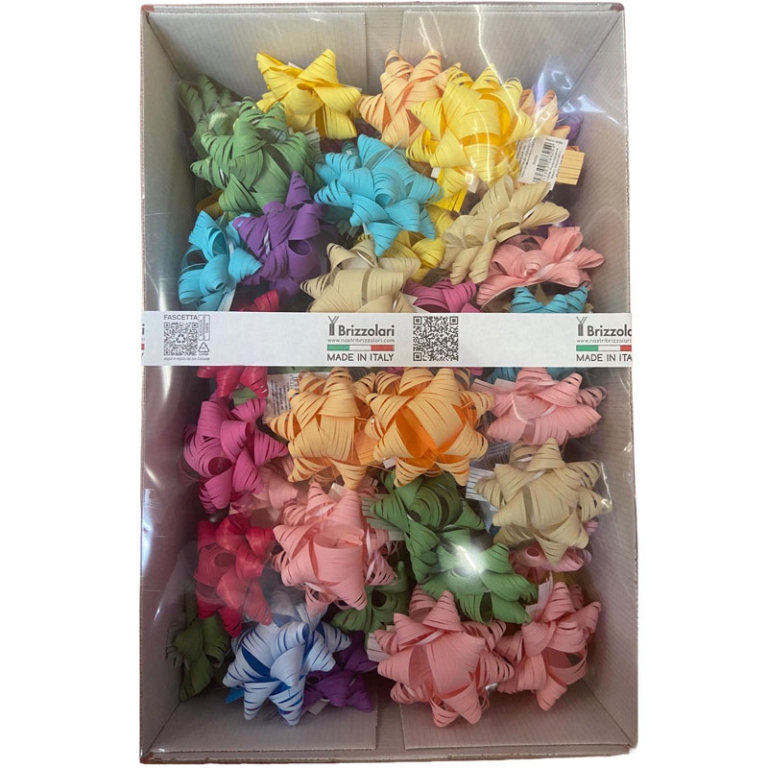 COCCARDE 19MM DIAM.9CM   70PZ COL.00 ASSORTITI 68170