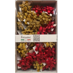 COCCARDE 20MM DIAM.9CM 36PZ WAVE ORO ROSSO