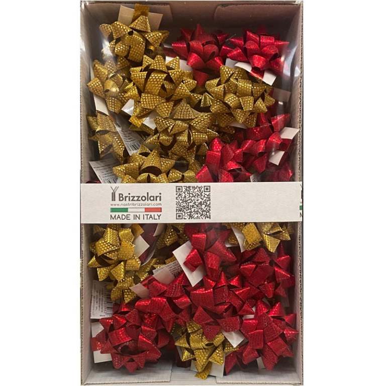 COCCARDE 20MM DIAM.9CM 36PZ WAVE ORO ROSSO