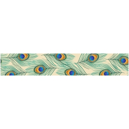 NASTRO DOPPIO RASO 38MM  15MT COLORI 25 PAVONE