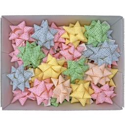 COCCARDE 15MM DIAM.6,5CM 50PZ COL.99 ASSORTITI 68356