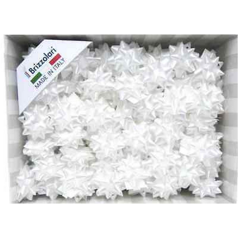 COCCARDE 15MM DIAM.6CM 100PZ BIANCO