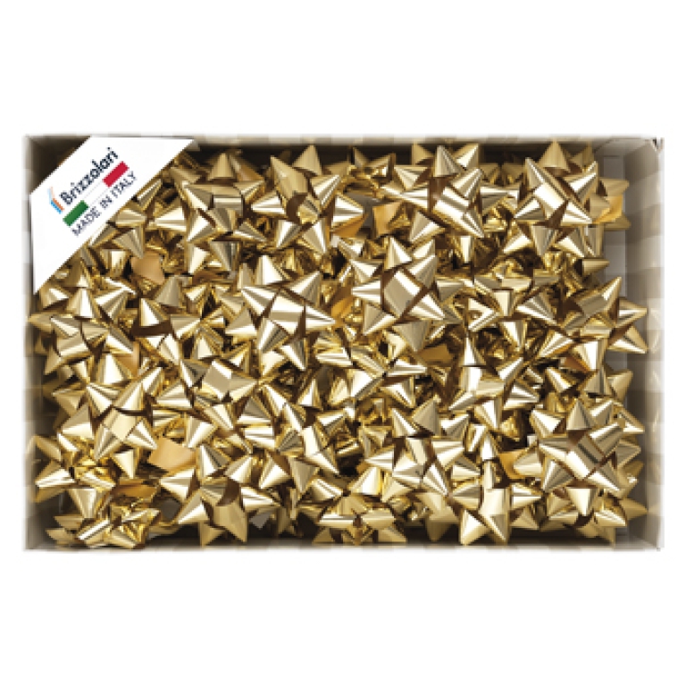 COCCARDE METALLIZZATE 19MM DIAM.7CM 70PZ ORO