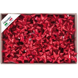 COCCARDE METALLIZZATE 19MM DIAM.7CM 70PZ ROSSO
