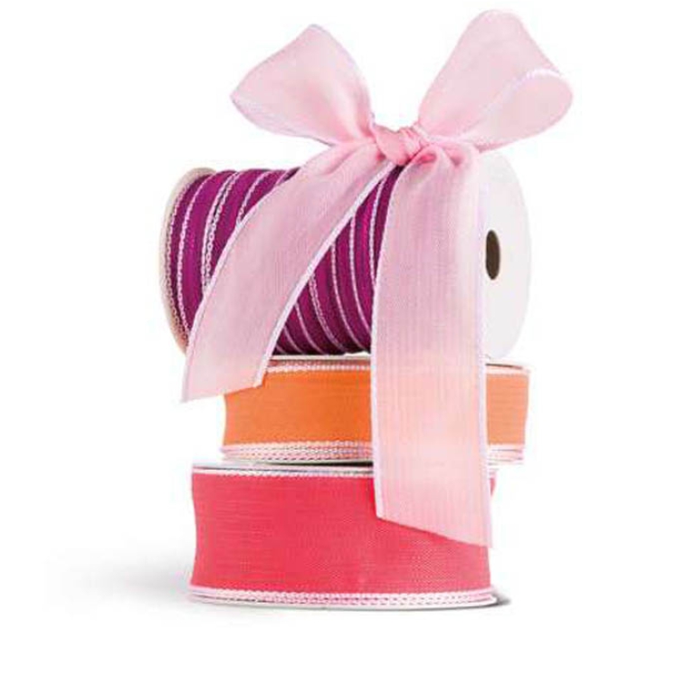 NASTRI BOBINA 10MMX25MT  TESSUTO ARANCIO 2