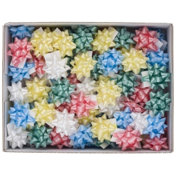COCCARDE 10MM DIAM.5CM   100PZ ASSORTITE 30325