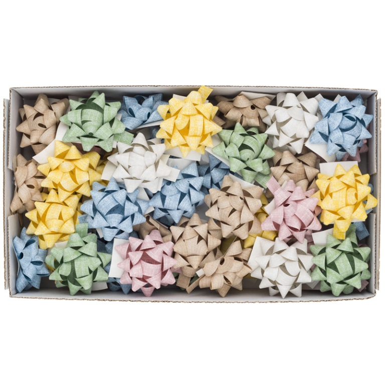 COCCARDE 10MM DIAM.5CM   50PZ ASSORTITE 30326