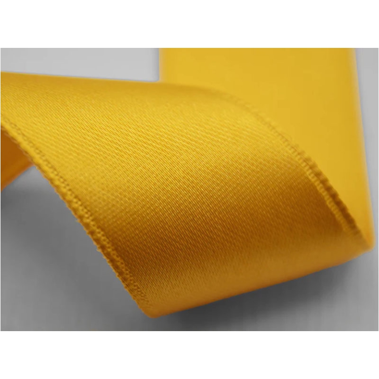 NASTRO DOPPIO RASO 3MMX100MT GIALLO ORO 2