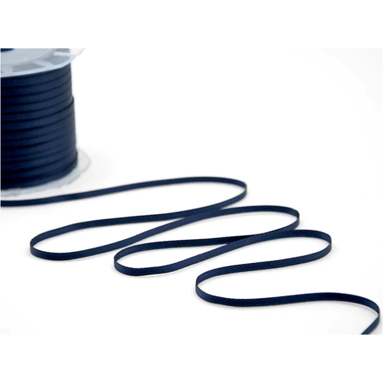 NASTRO DOPPIO RASO 3MMX100MT BLU NOTTE