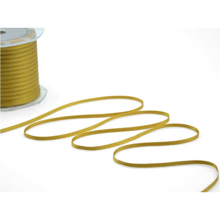 NASTRO DOPPIO RASO 3MMX100MT ORO ANTICO