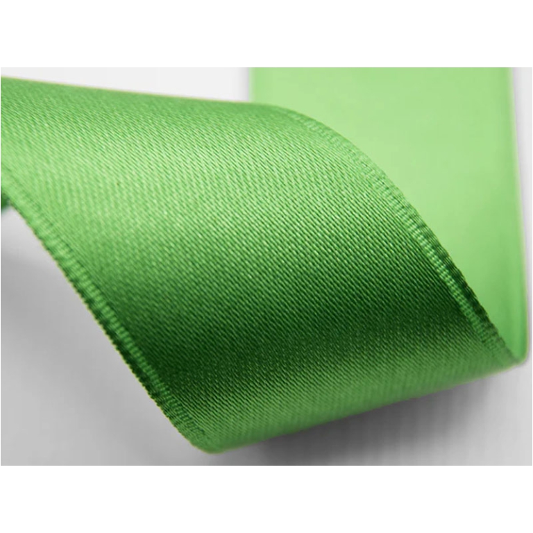 NASTRO DOPPIO RASO 3MMX100MT VERDE BRILLANTE 2