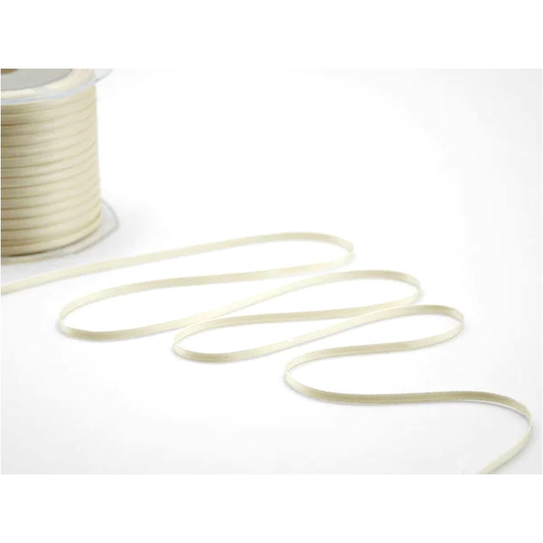 NASTRO DOPPIO RASO 3MMX100MT AVORIO