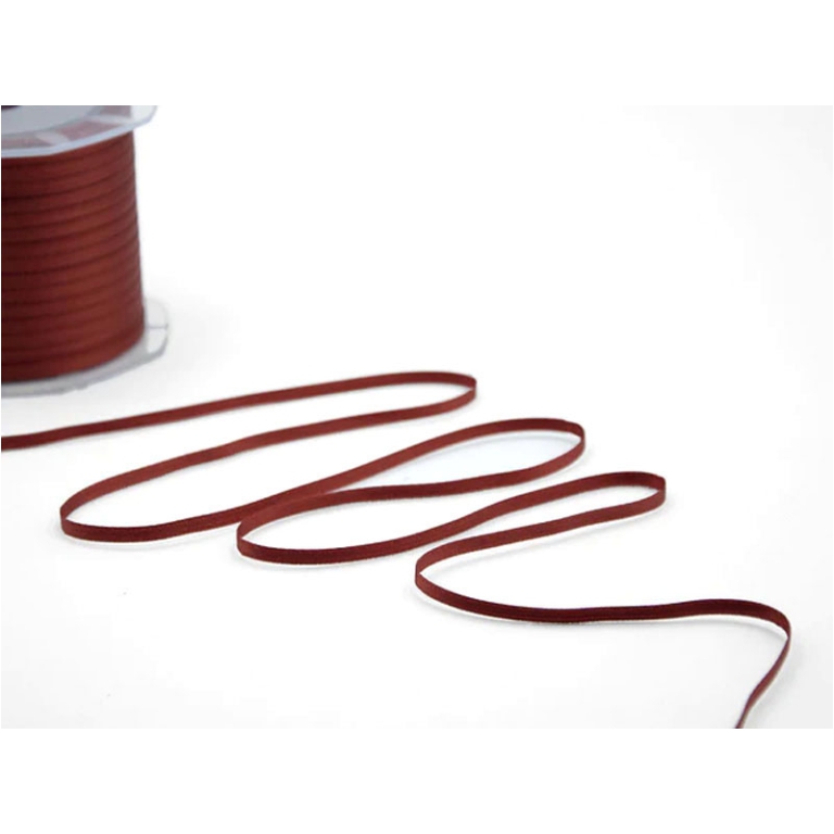 NASTRO DOPPIO RASO 3MMX100MT TERRA BRUCIATA