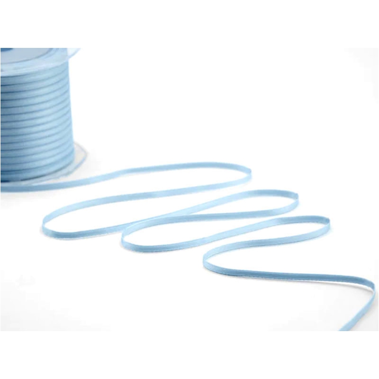 NASTRO DOPPIO RASO 3MMX100MT CIELO BABY