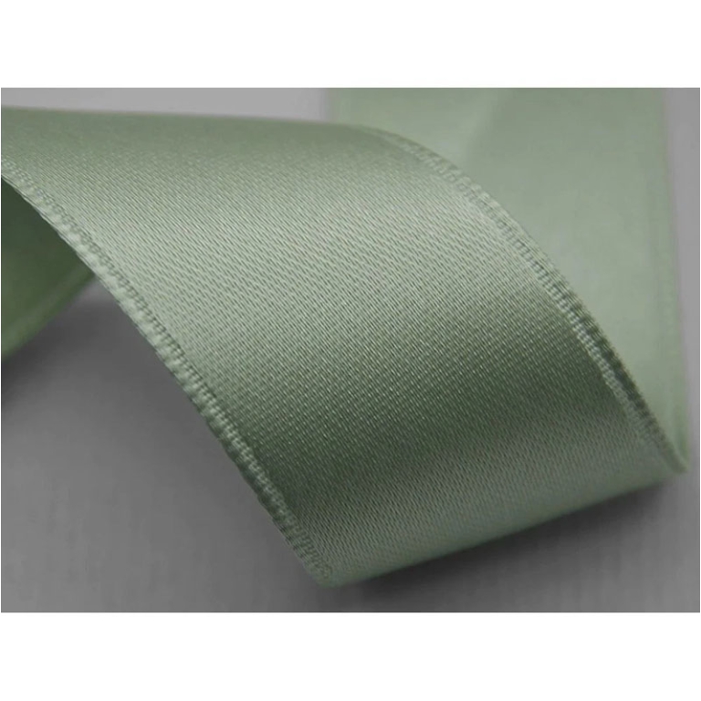 NASTRO DOPPIO RASO 3MMX100MT VERDE SALVIA 2