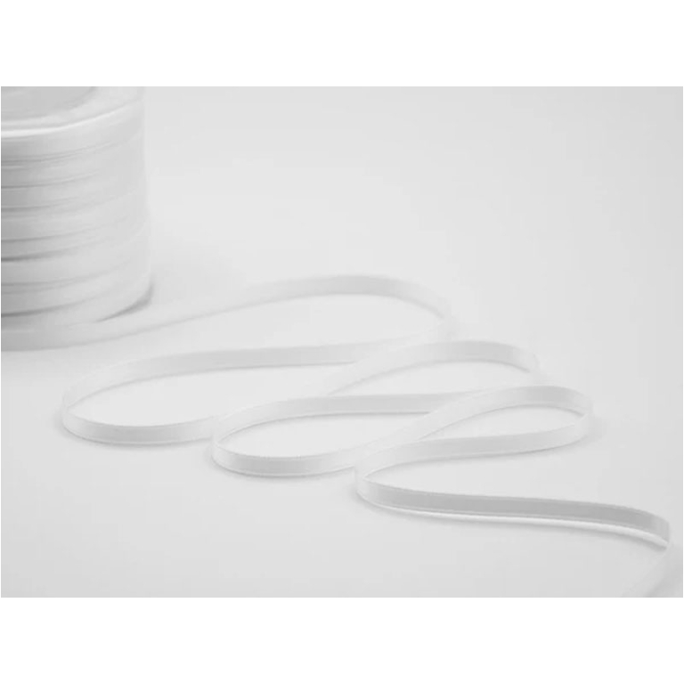 NASTRO DOPPIO RASO 6MMX100MT BIANCO