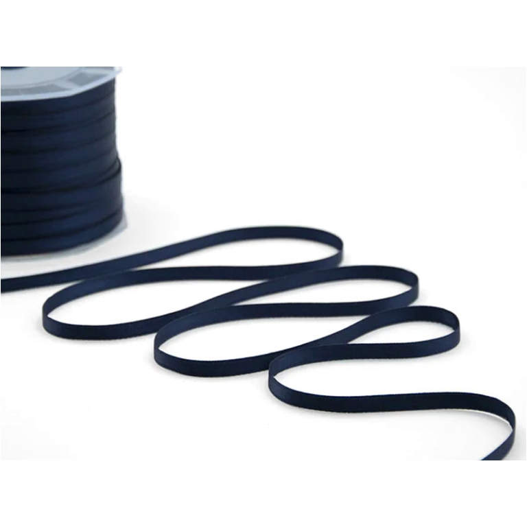 NASTRO DOPPIO RASO 6MMX100MT BLU NOTTE