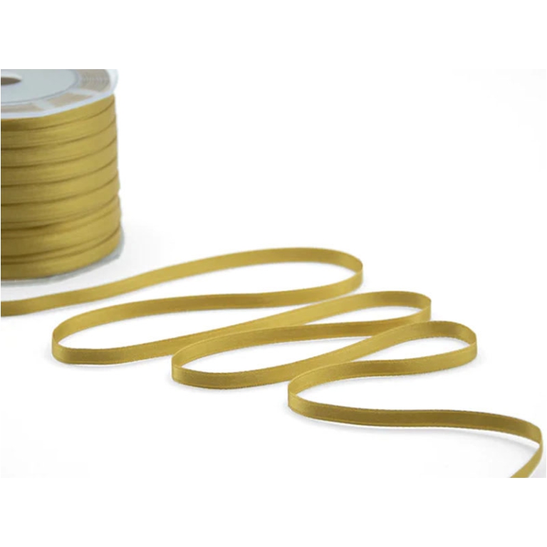 NASTRO DOPPIO RASO 6MMX100MT ORO ANTICO