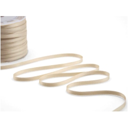 NASTRO DOPPIO RASO 6MMX100MT CARAMELLO