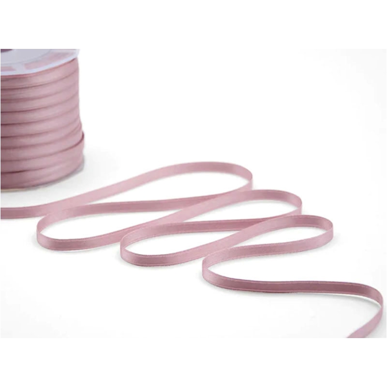 NASTRO DOPPIO RASO 6MMX100MT ROSA ANTICO