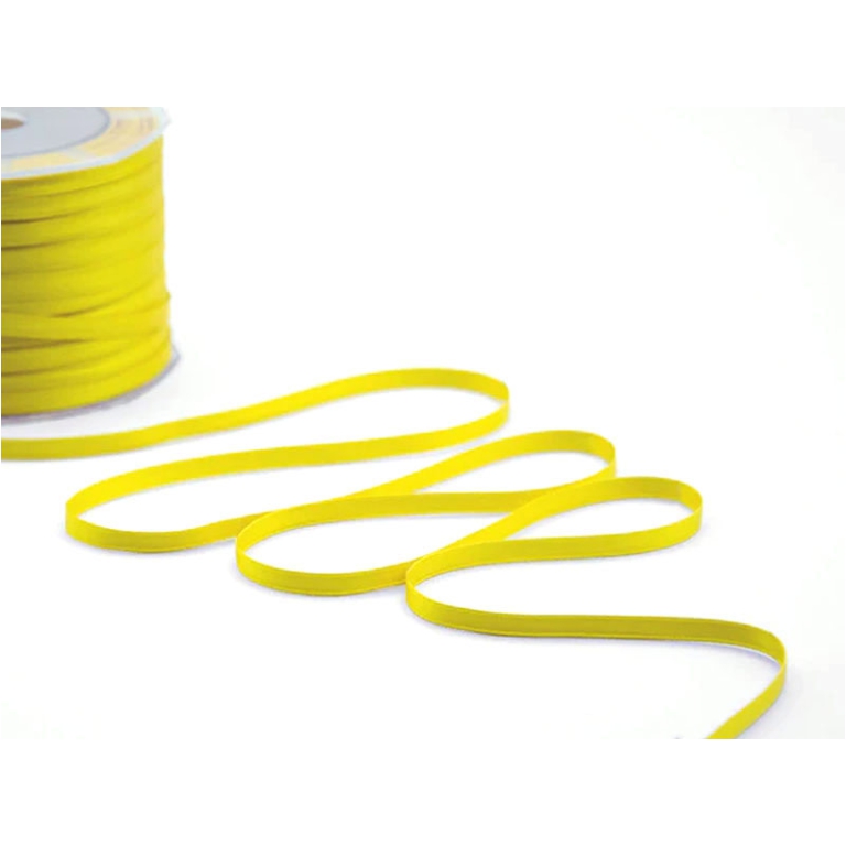 NASTRO DOPPIO RASO 6MMX100MT GIALLO LIMONE